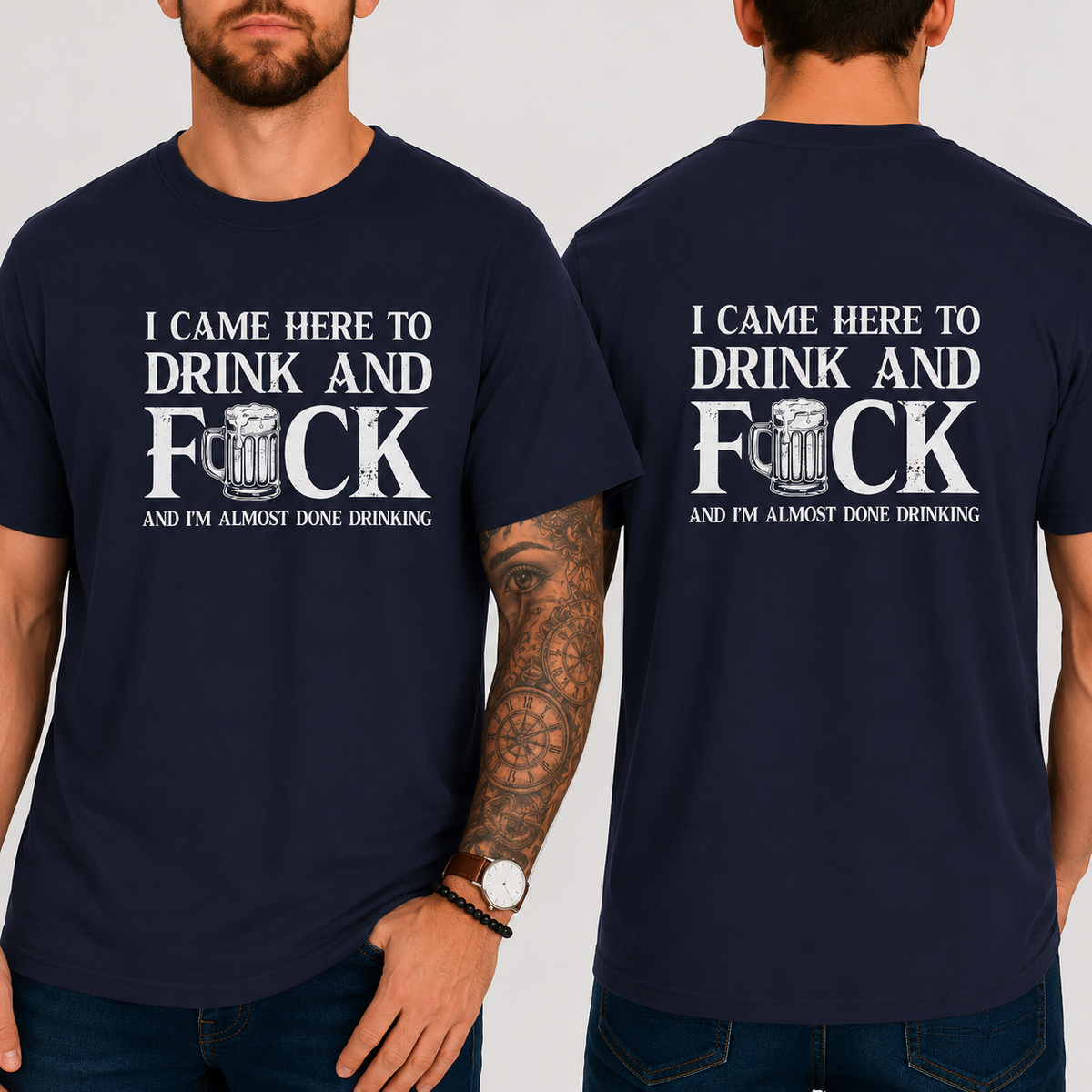 Funny I Came Here To Drink - Unisex Softstyle T-Shirt