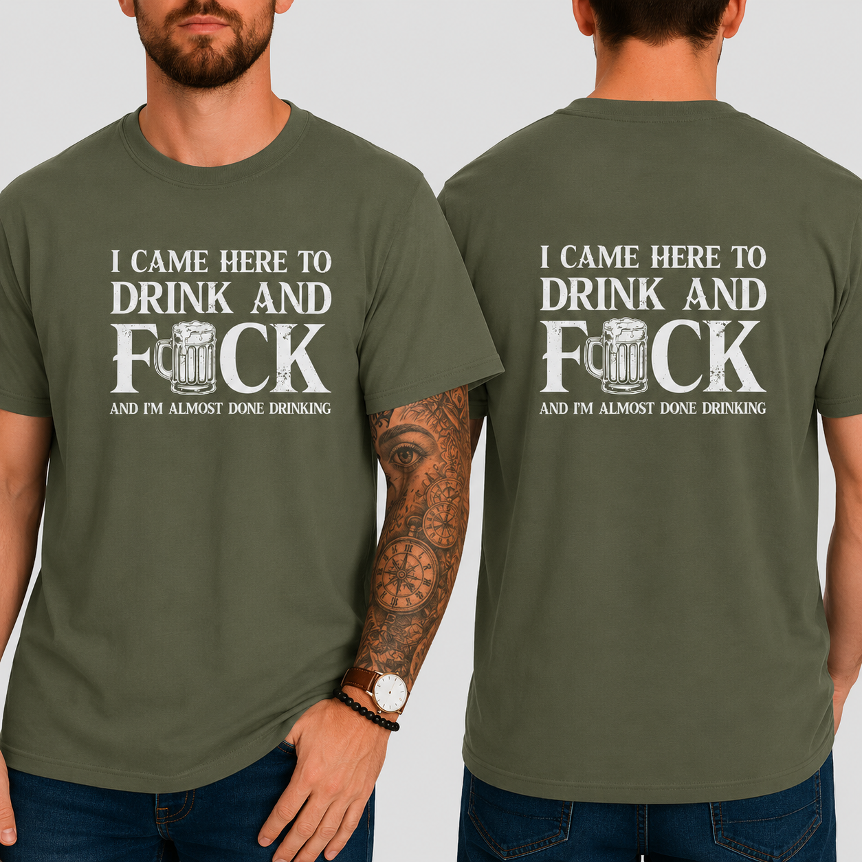 Funny I Came Here To Drink - Unisex Softstyle T-Shirt