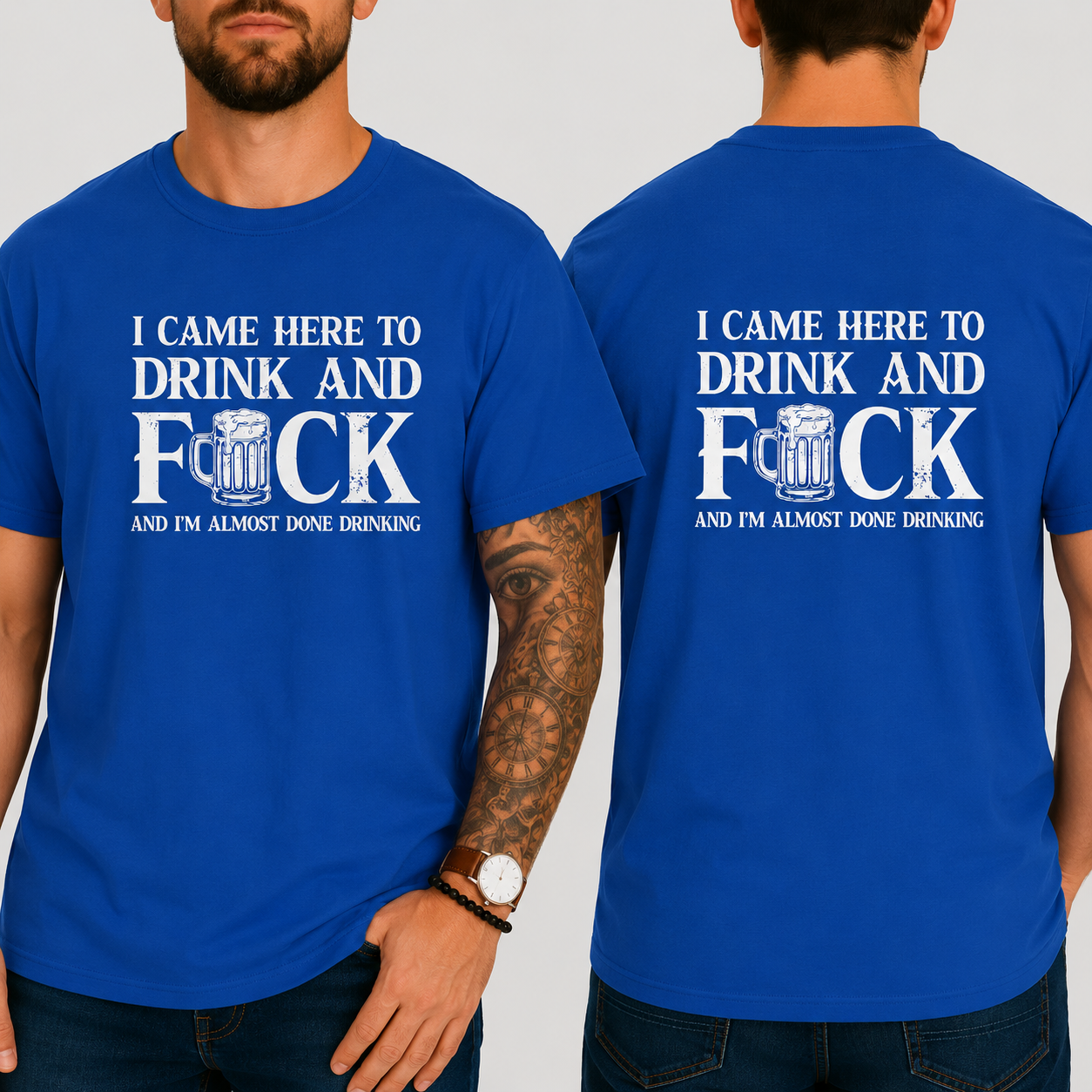 Funny I Came Here To Drink - Unisex Softstyle T-Shirt