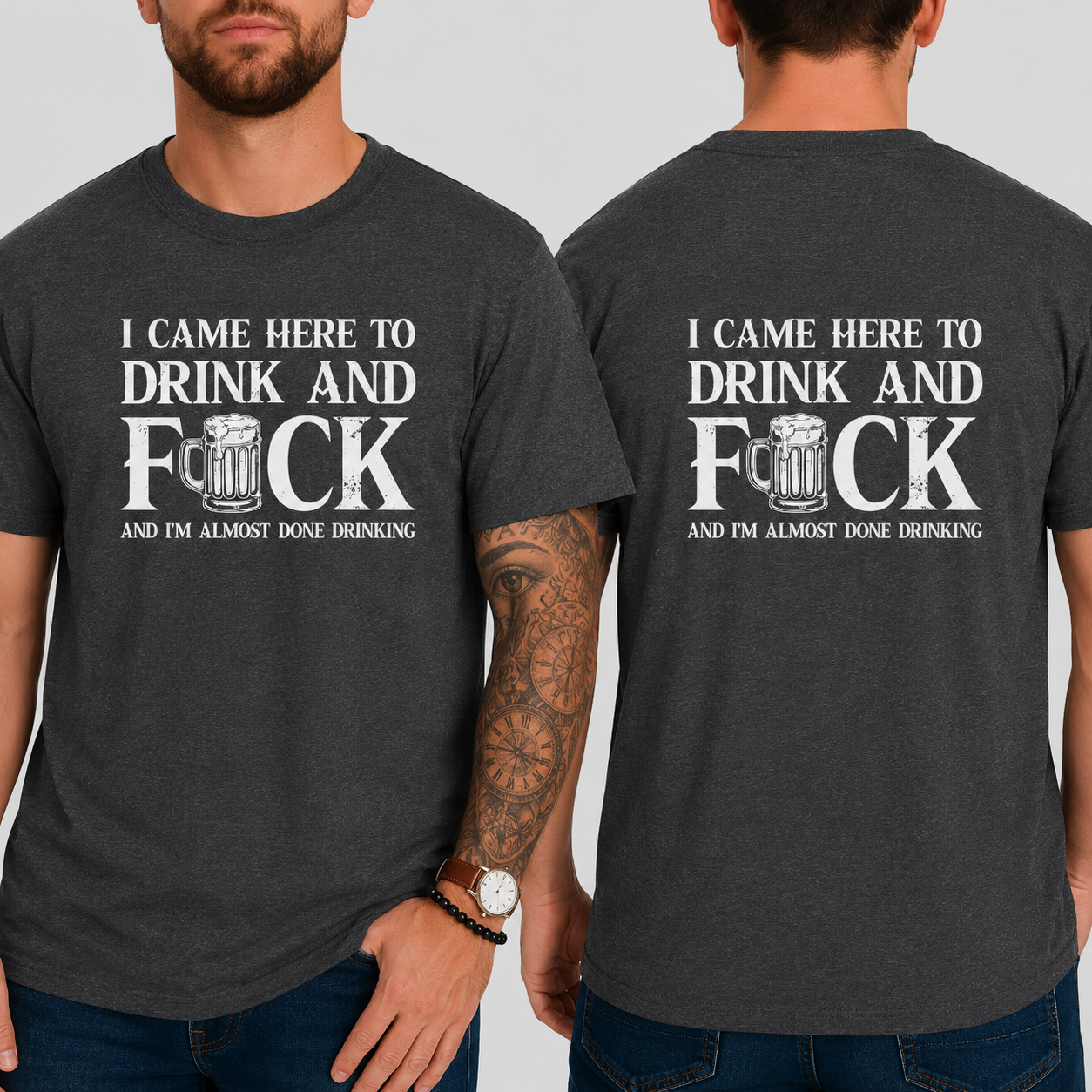 Funny I Came Here To Drink - Unisex Softstyle T-Shirt