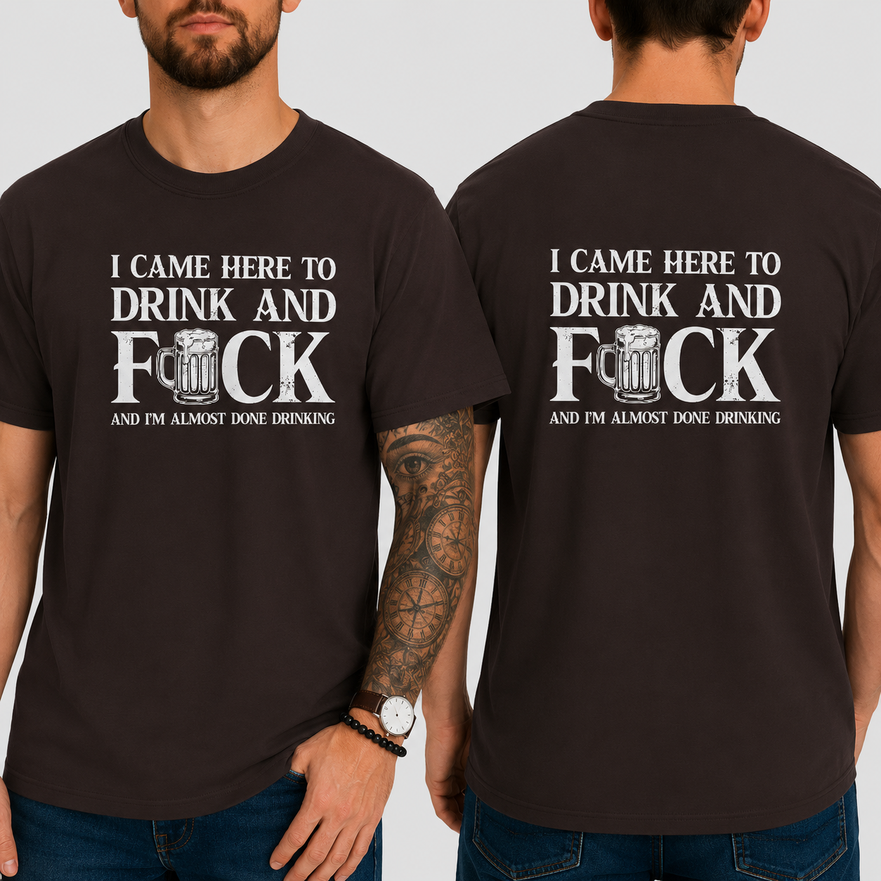 Funny I Came Here To Drink - Unisex Softstyle T-Shirt