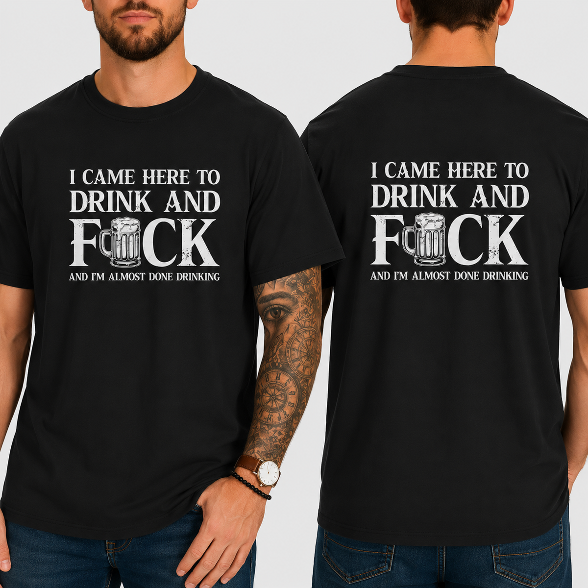 Funny I Came Here To Drink - Unisex Softstyle T-Shirt