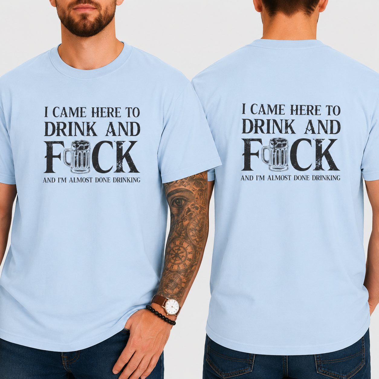 Funny I Came Here To Drink - Unisex Softstyle T-Shirt