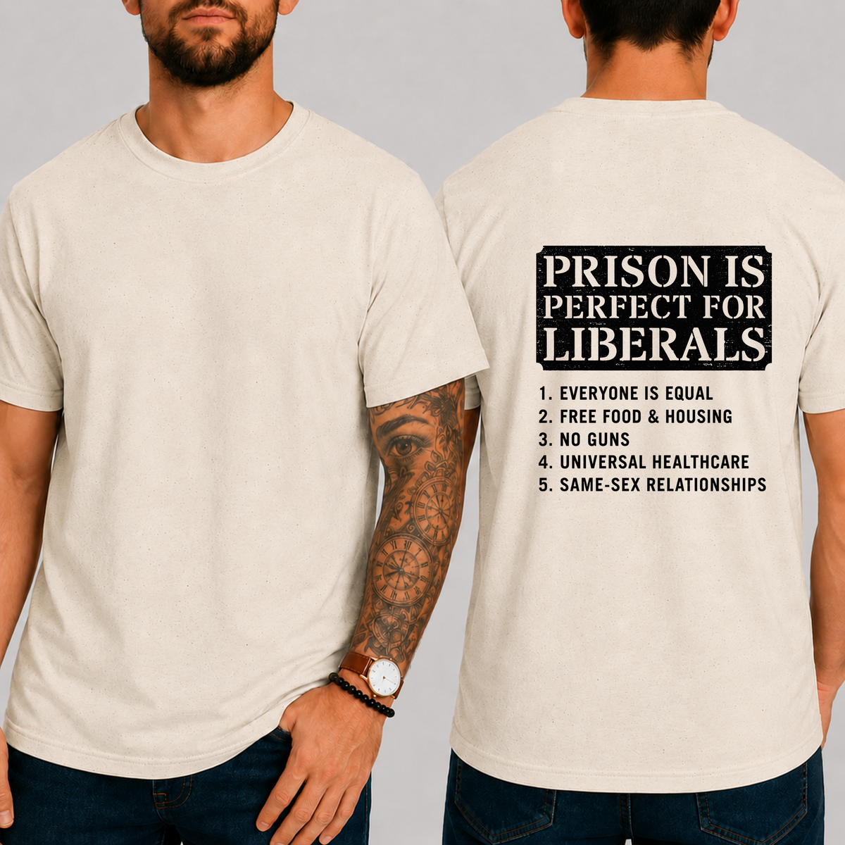 "Imagine A Country So Great... Even The People Who Hate It Refuse To Leave" T- Shirt