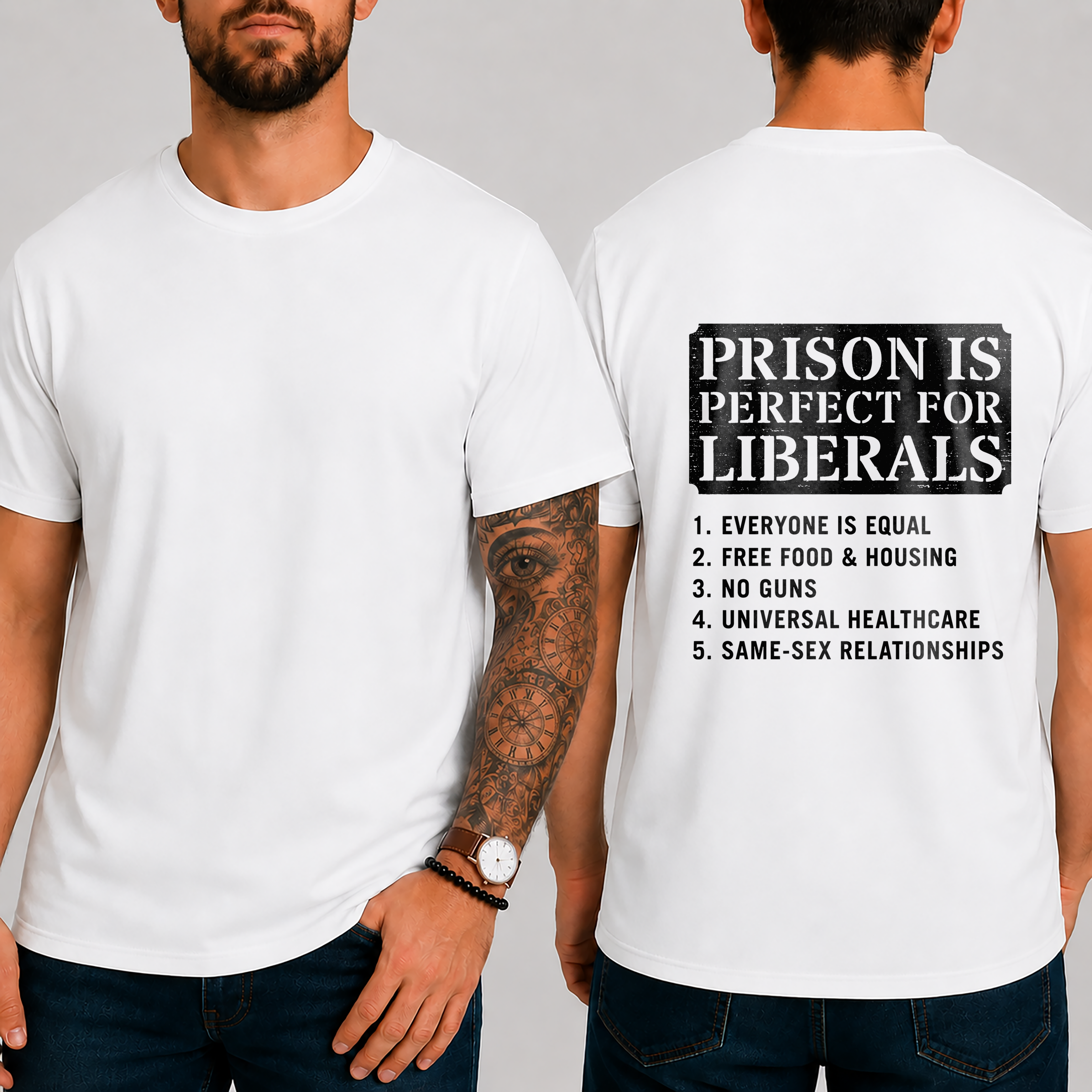 "Imagine A Country So Great... Even The People Who Hate It Refuse To Leave" T- Shirt