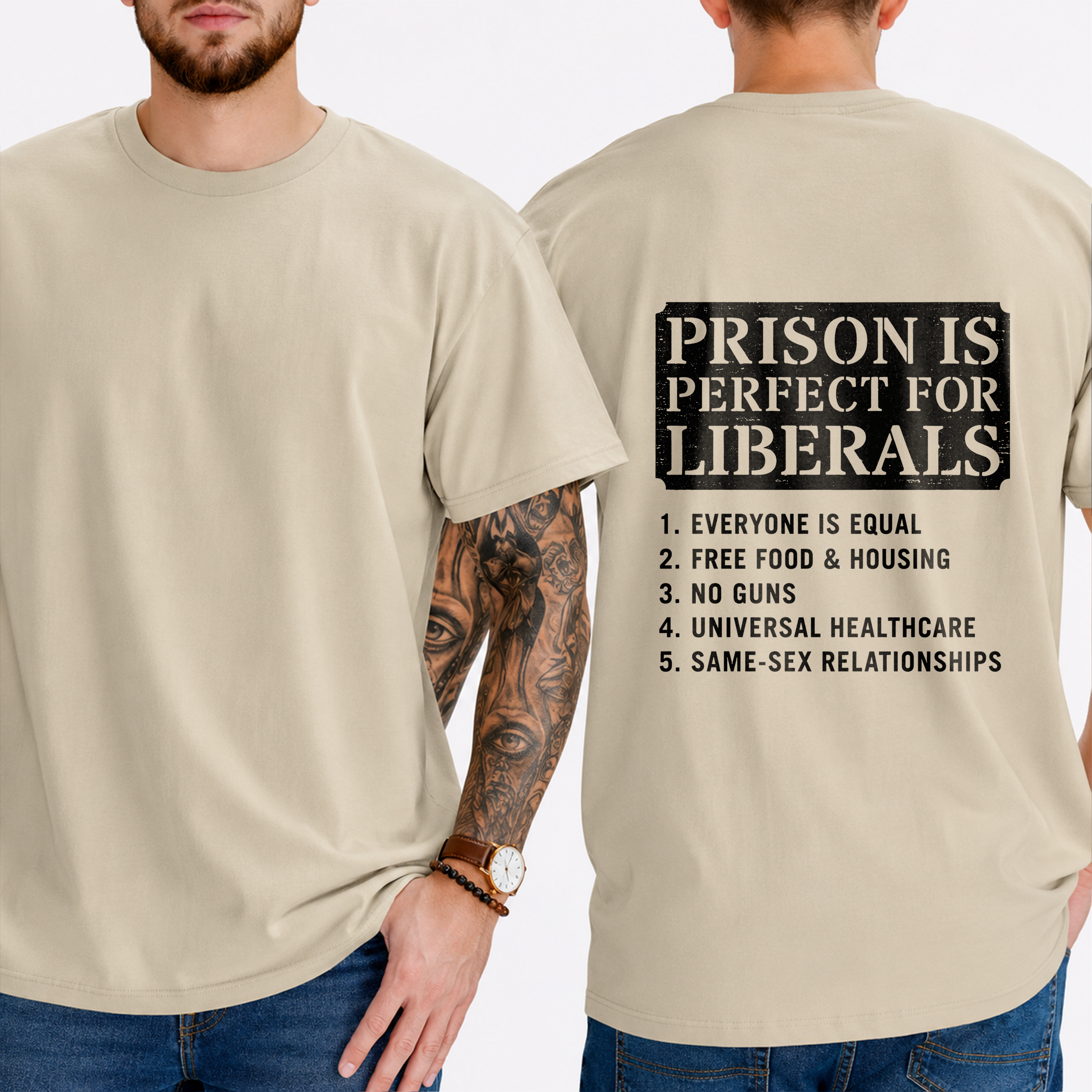 "Imagine A Country So Great... Even The People Who Hate It Refuse To Leave" T- Shirt