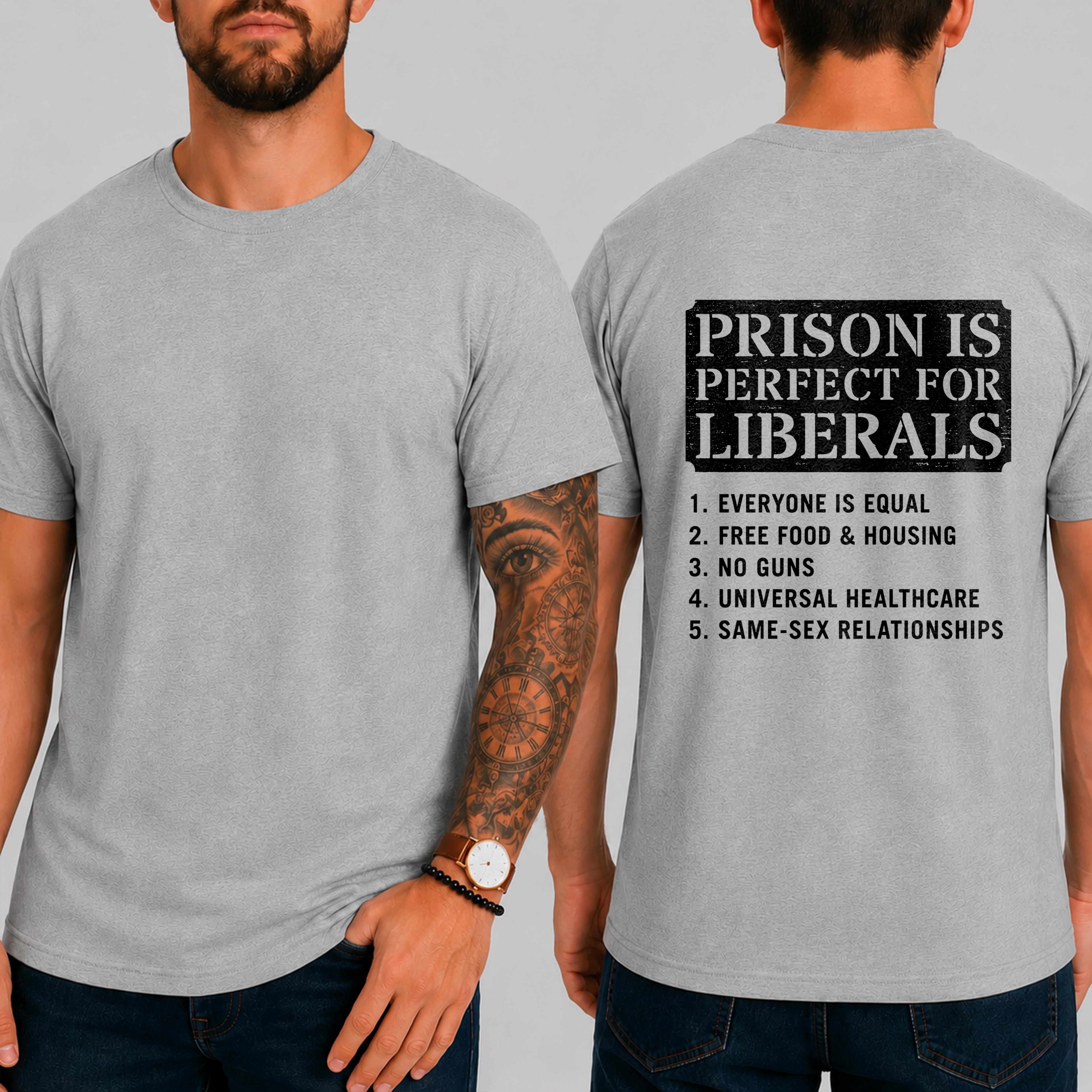 "Imagine A Country So Great... Even The People Who Hate It Refuse To Leave" T- Shirt