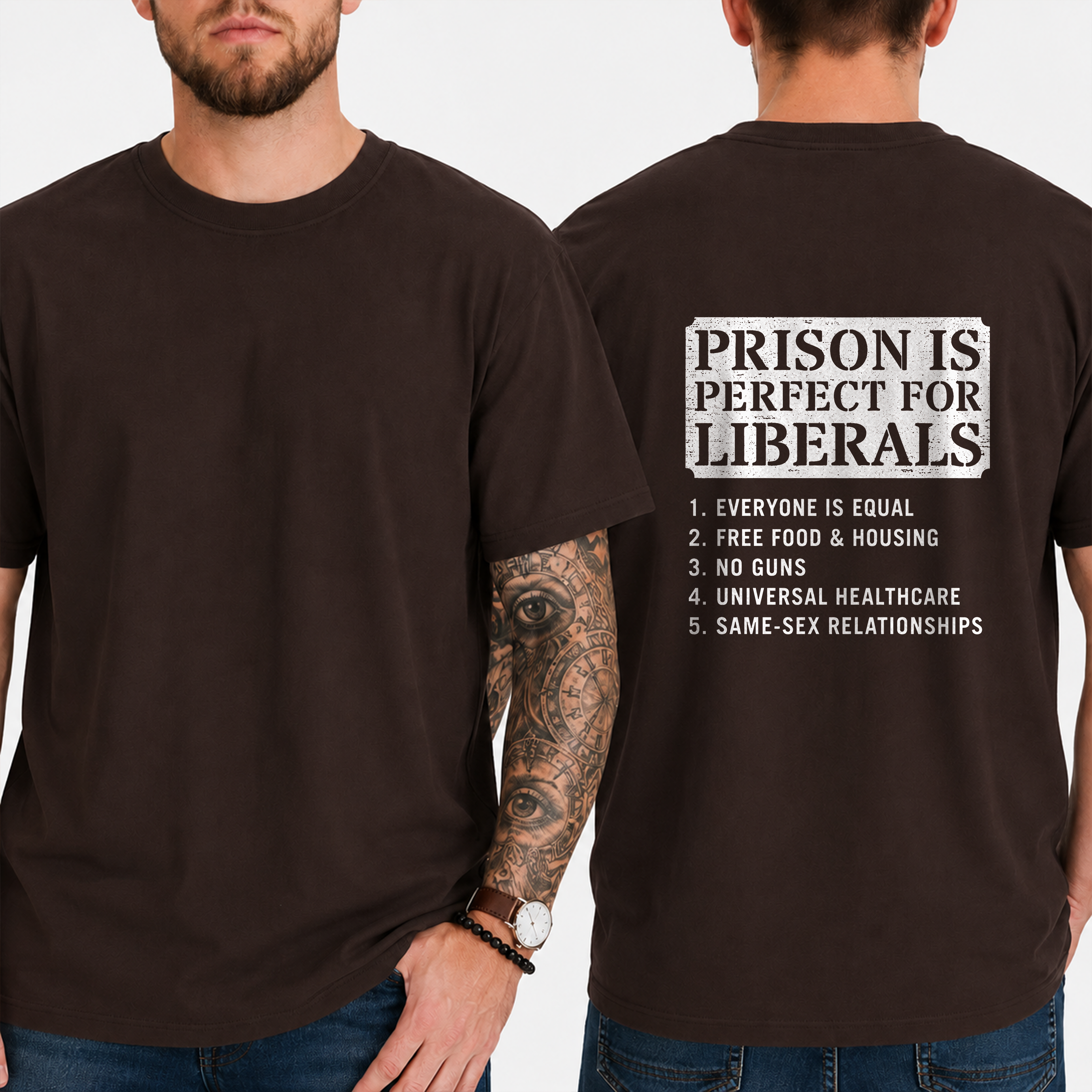 "Imagine A Country So Great... Even The People Who Hate It Refuse To Leave" T- Shirt