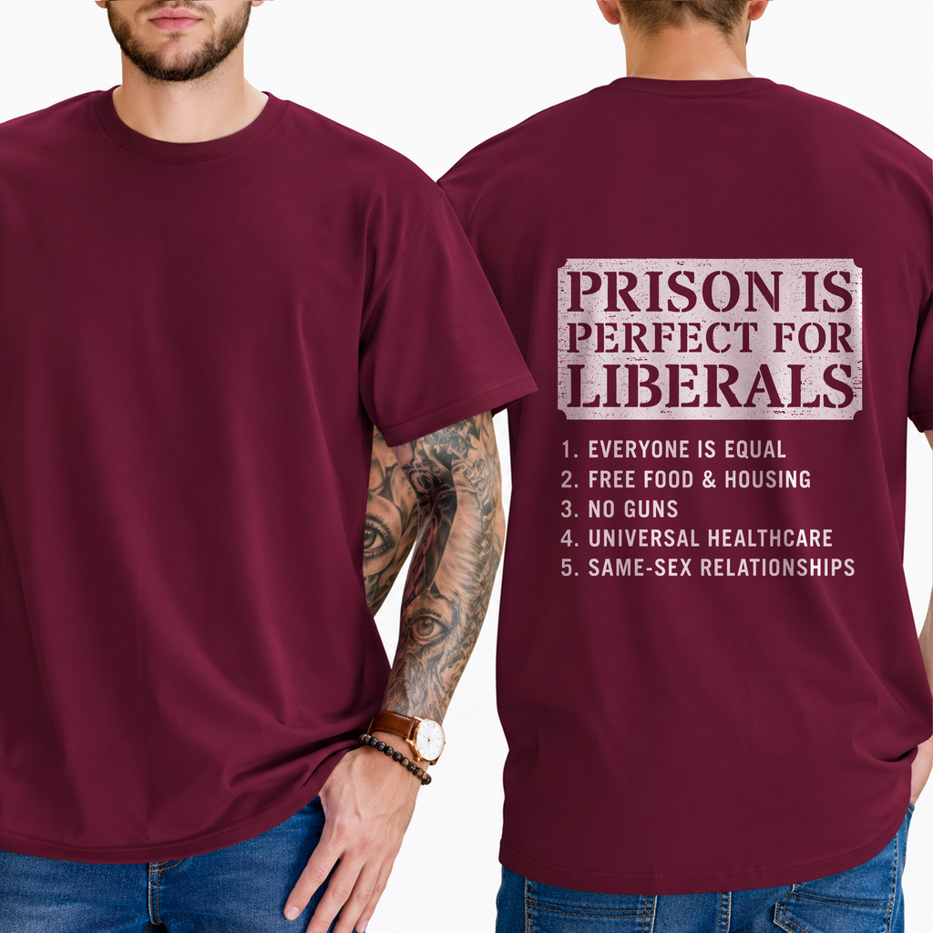 "IMAGINE A COUNTRY SO GREAT... EVEN THE PEOPLE WHO HATE IT REFUSE TO LEAVE" T- Shirt