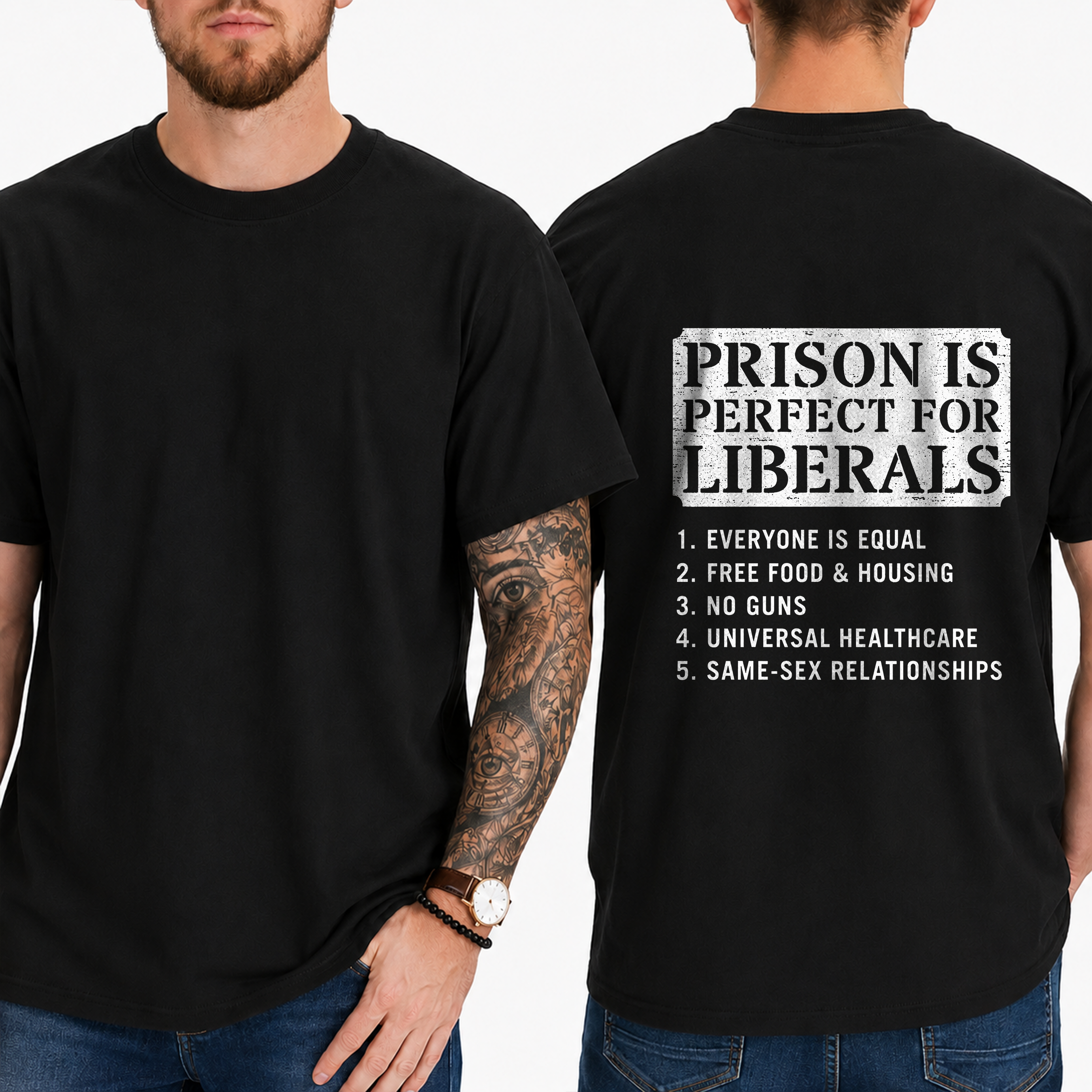 "Imagine A Country So Great... Even The People Who Hate It Refuse To Leave" T- Shirt