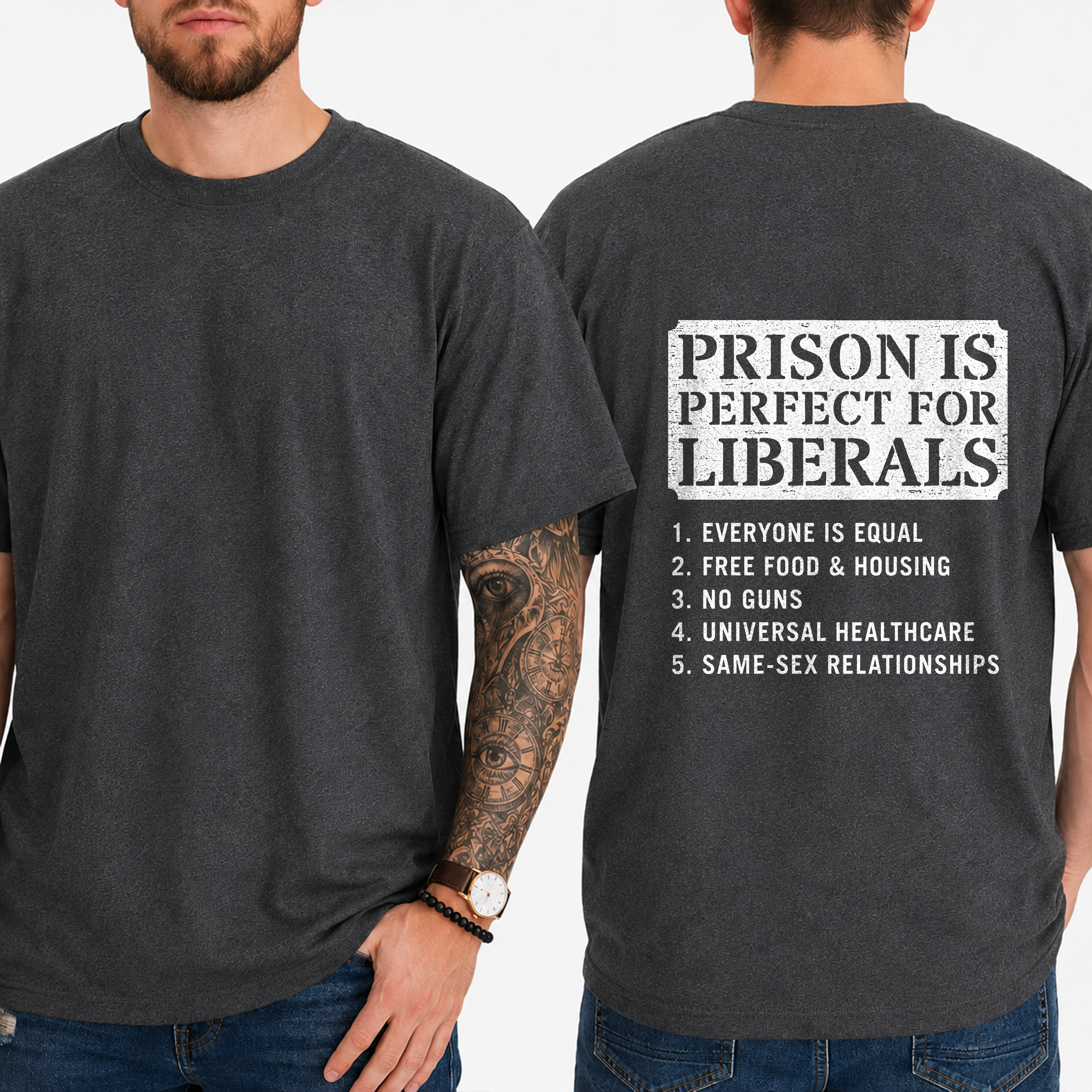 "IMAGINE A COUNTRY SO GREAT... EVEN THE PEOPLE WHO HATE IT REFUSE TO LEAVE" T- Shirt