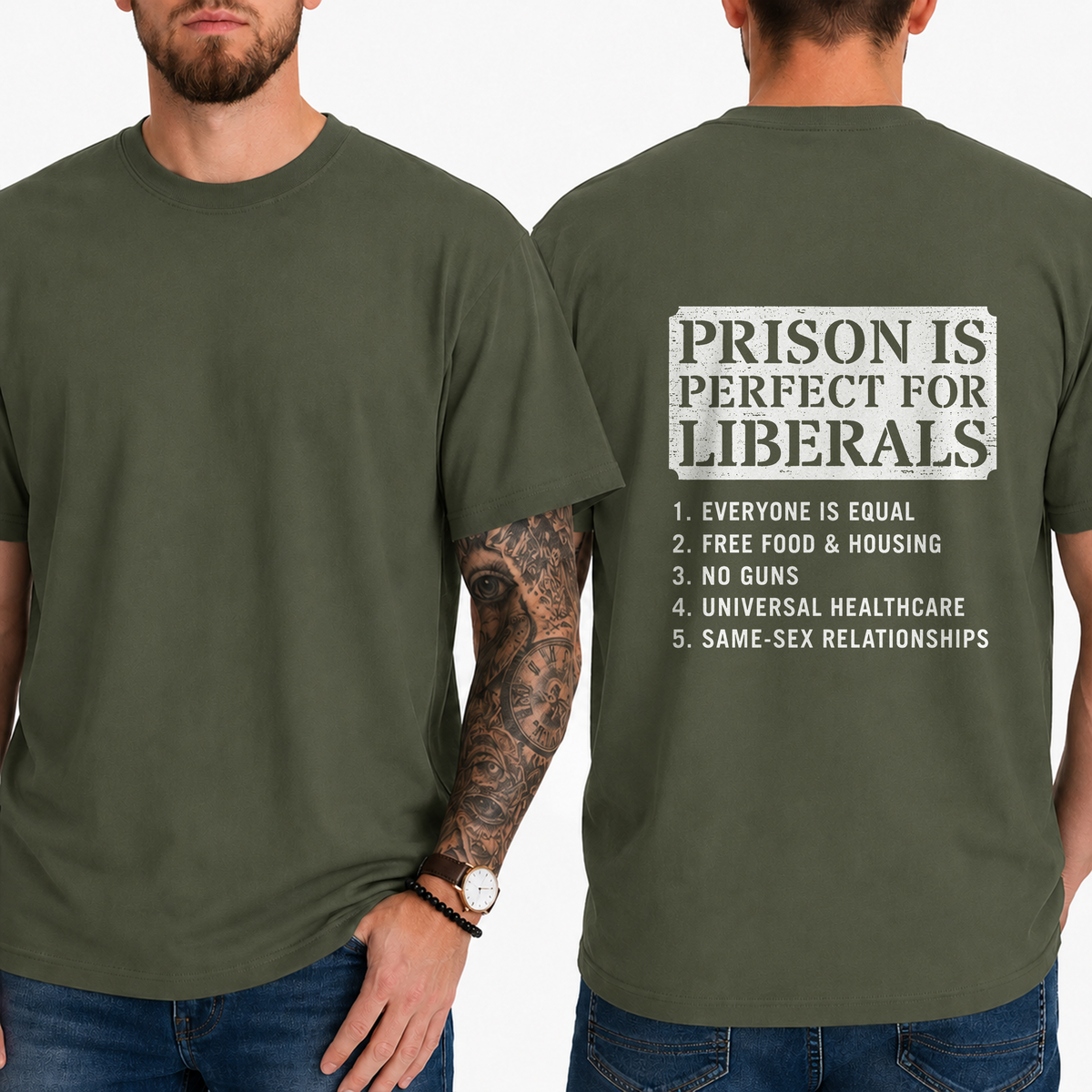 "Imagine A Country So Great... Even The People Who Hate It Refuse To Leave" T- Shirt