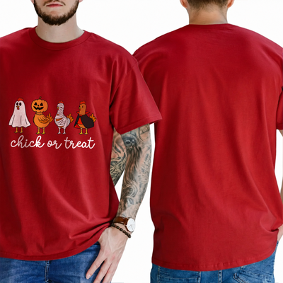 "chick or treat" T-SHIRT