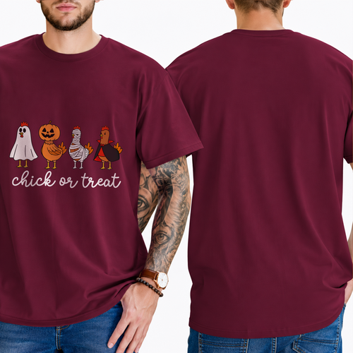 "chick or treat" T-SHIRT
