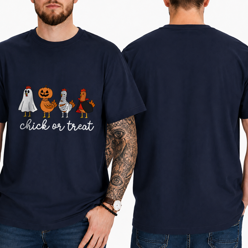 "chick or treat" T-SHIRT