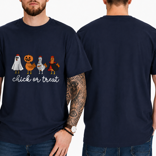 "chick or treat" T-SHIRT
