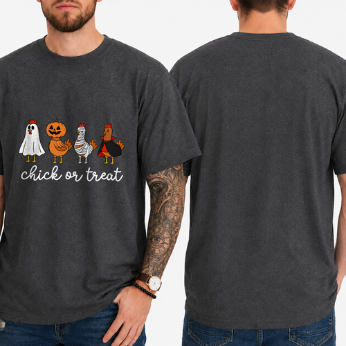 "chick or treat" T-SHIRT