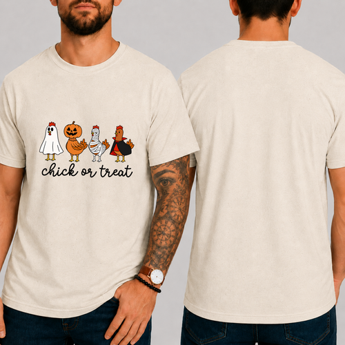 "chick or treat" T-SHIRT