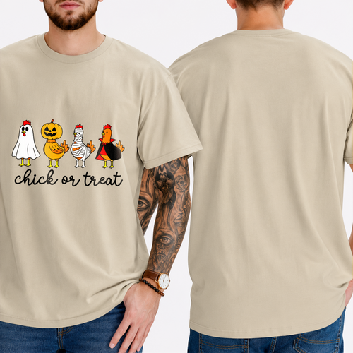 "chick or treat" T-SHIRT