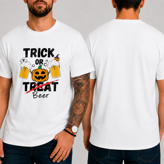 "TRICK OR BEER" T-SHIRT