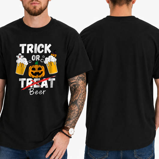 "TRICK OR BEER" T-SHIRT