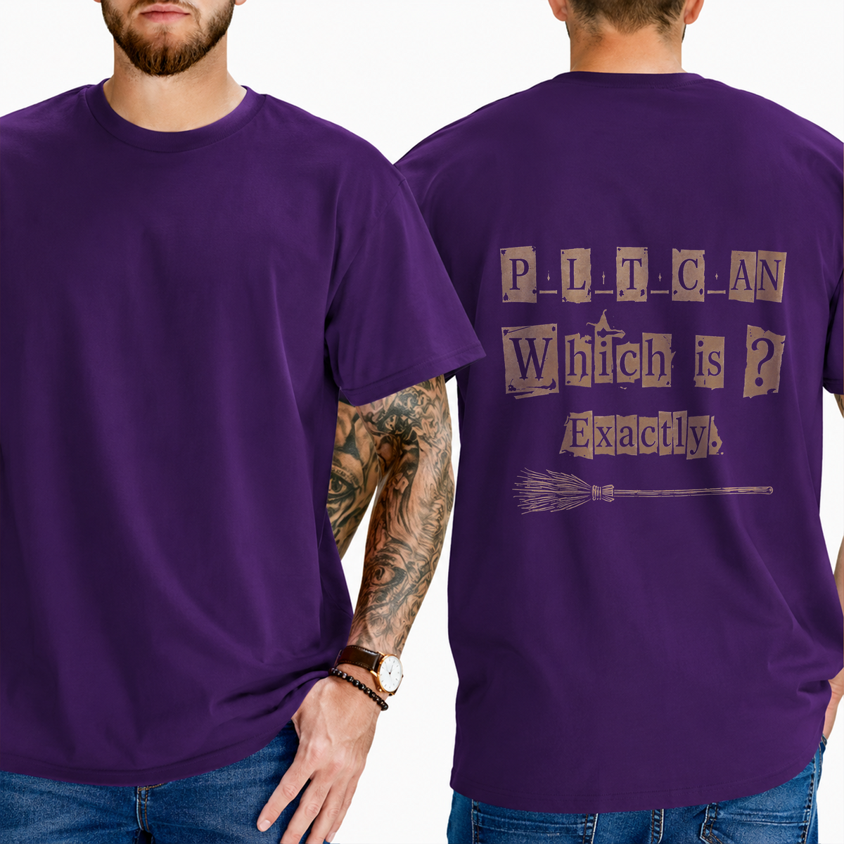 “P_l_t_c_an — Which Is? Exactly” T-Shirt