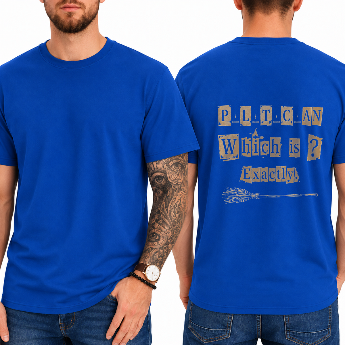 “P_l_t_c_an — Which Is? Exactly” T-Shirt