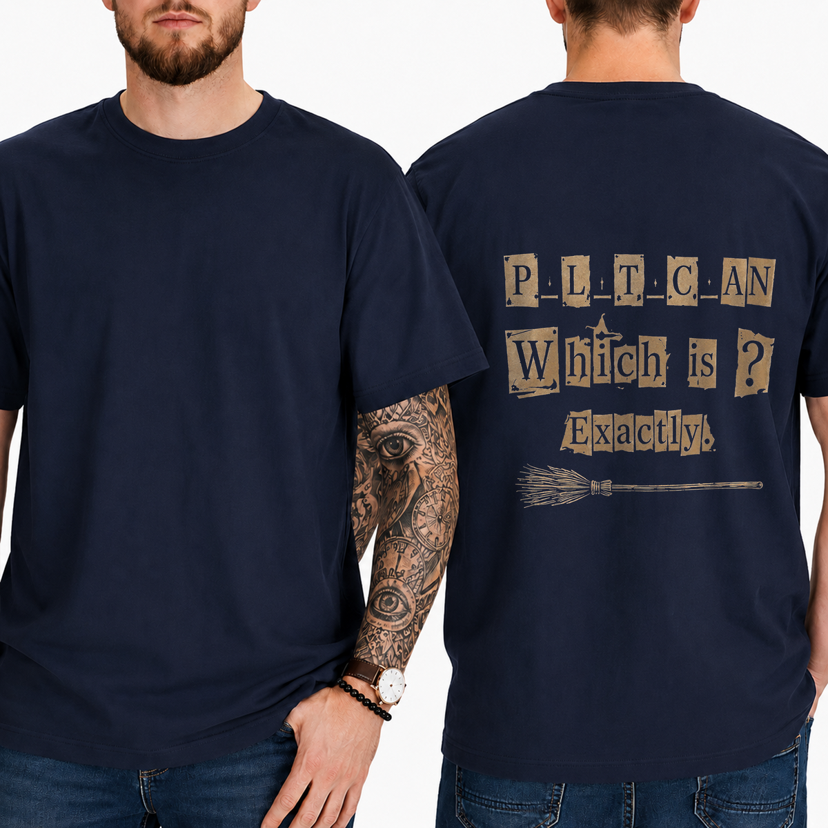 “P_l_t_c_an — Which Is? Exactly” T-Shirt