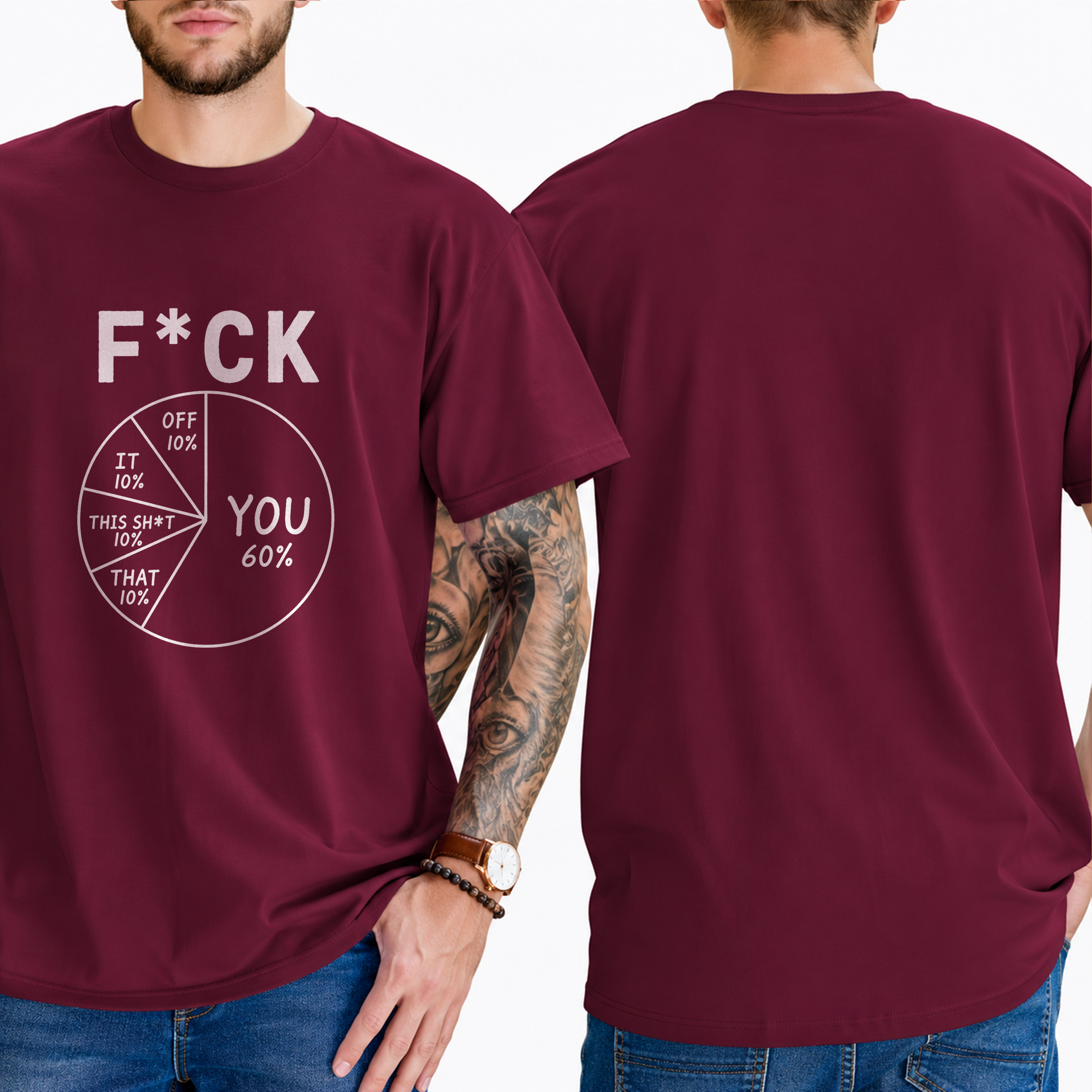 "F*ck . You 60% Off 10% It 10% This Sht 10% That 10%" T-Shirt
