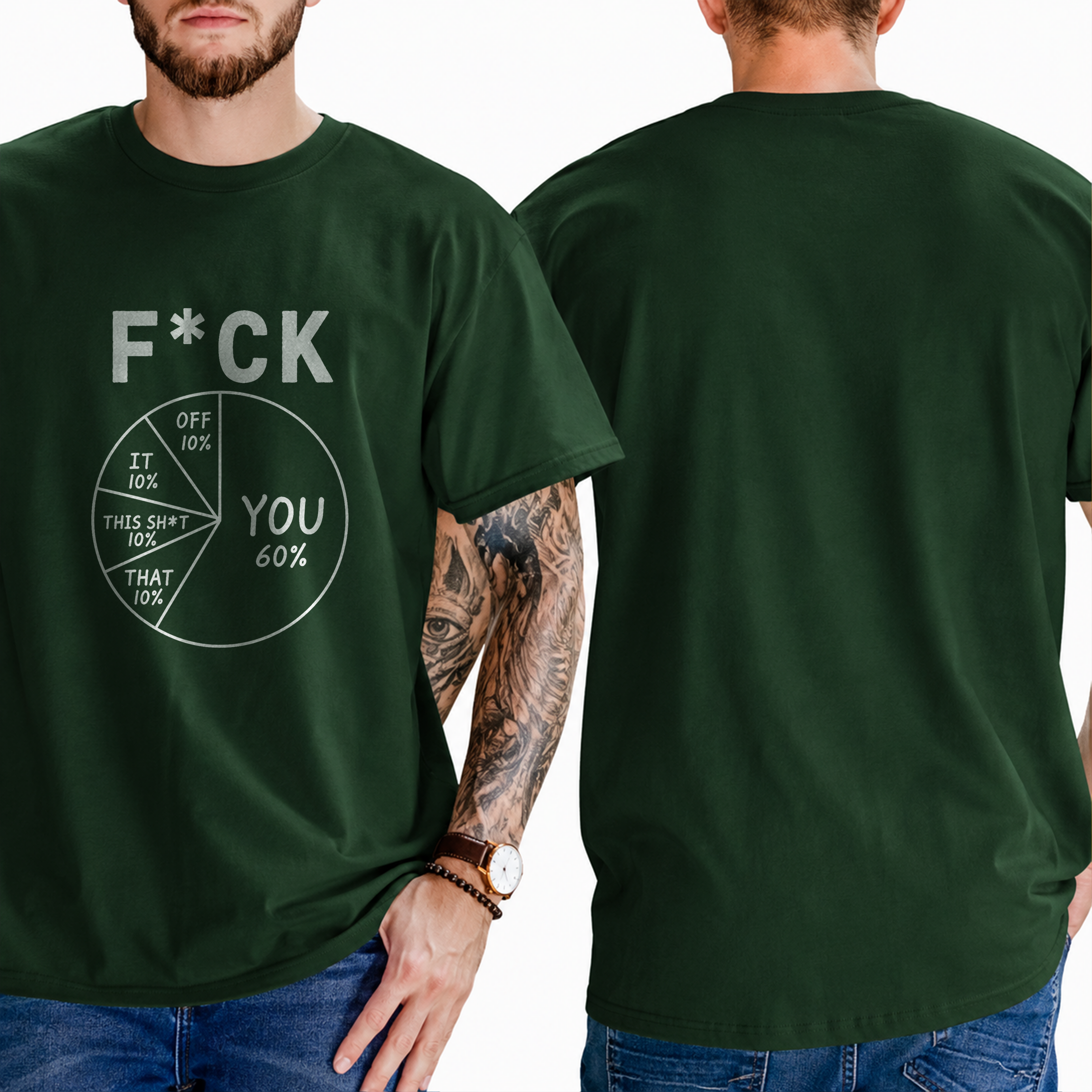 "F*ck . You 60% Off 10% It 10% This Sht 10% That 10%" T-Shirt