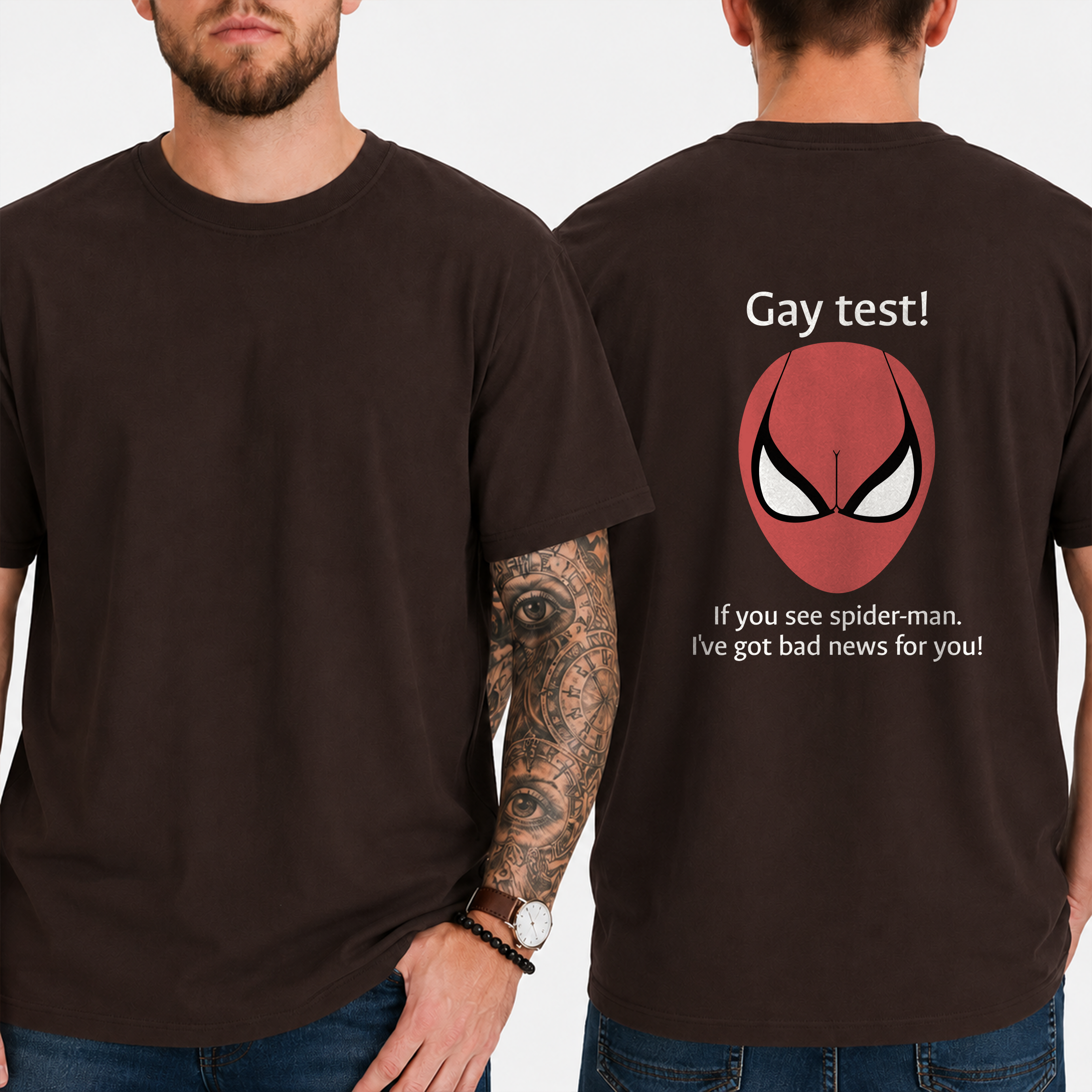 Gay Test Meme T-Shirt – Funny Internet Illusion Graphic Tee