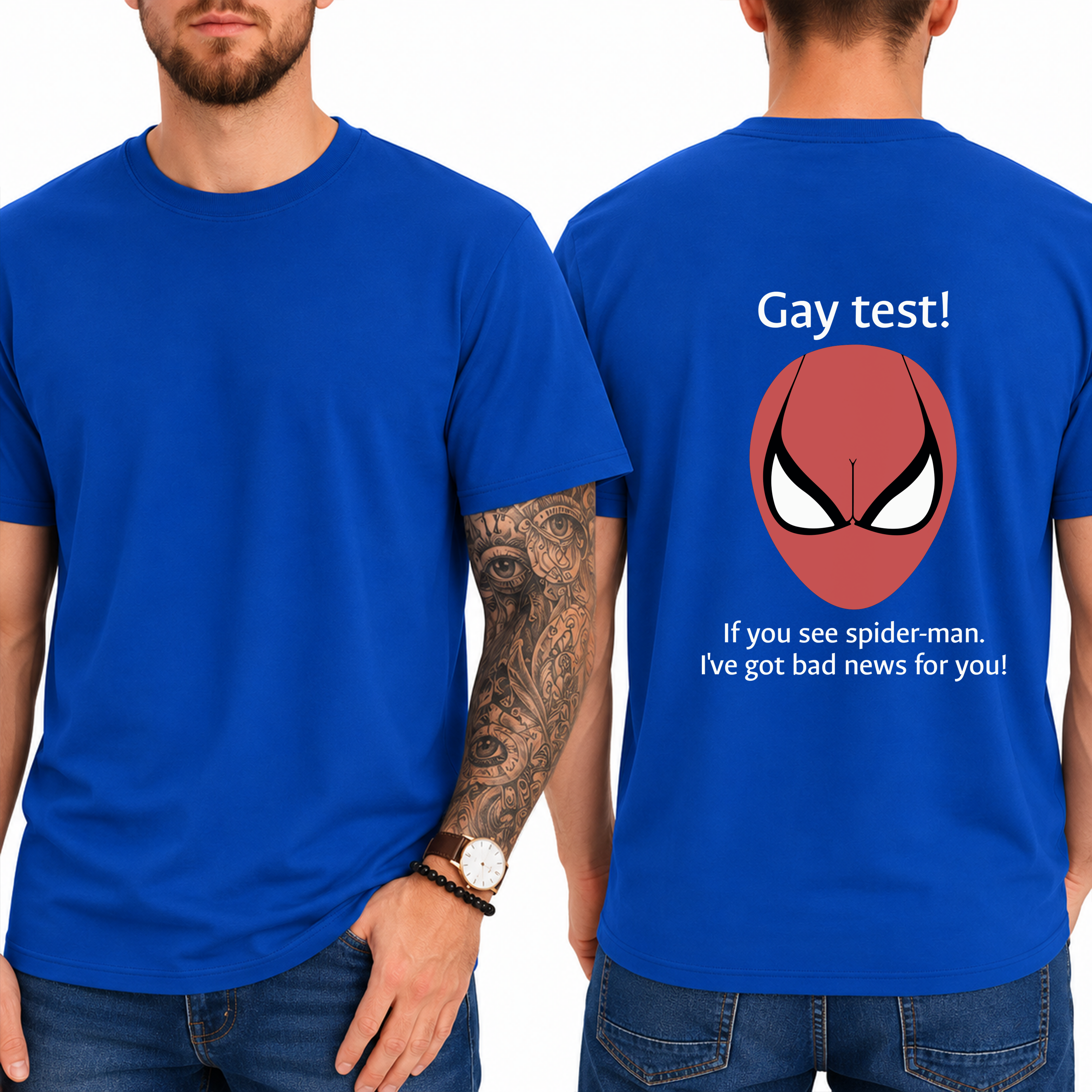 Gay Test Meme T-Shirt – Funny Internet Illusion Graphic Tee