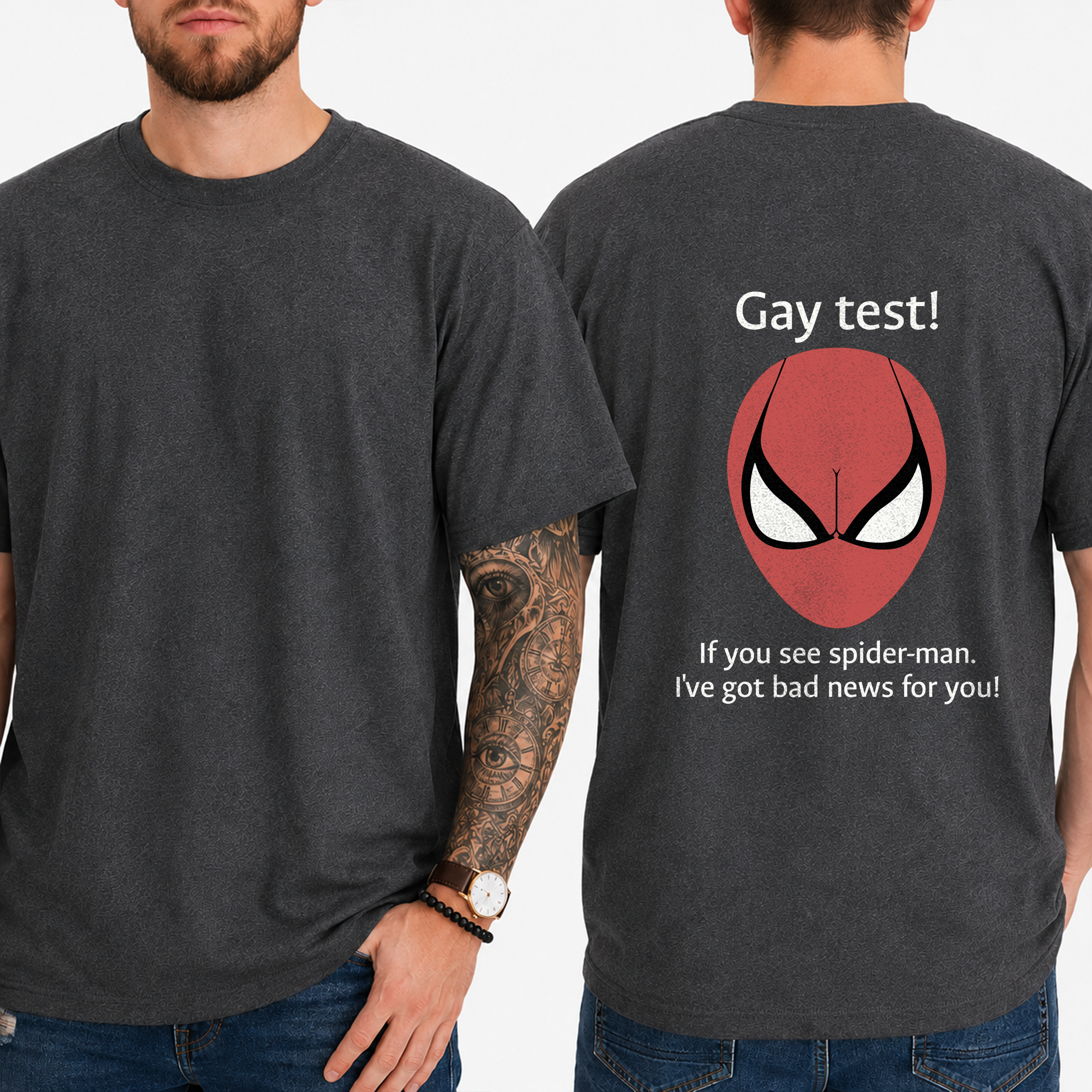 Gay Test Meme T-Shirt – Funny Internet Illusion Graphic Tee