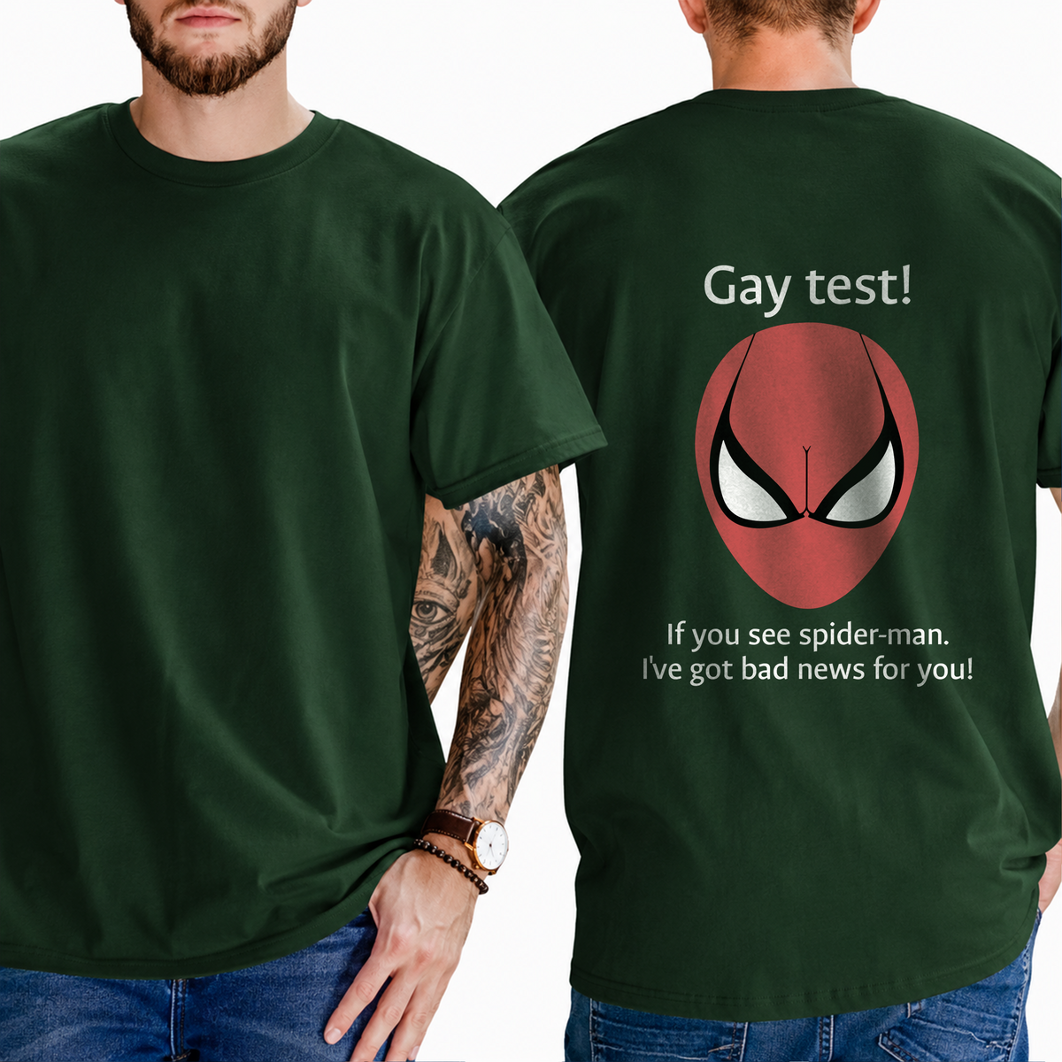 Gay Test Meme T-Shirt – Funny Internet Illusion Graphic Tee